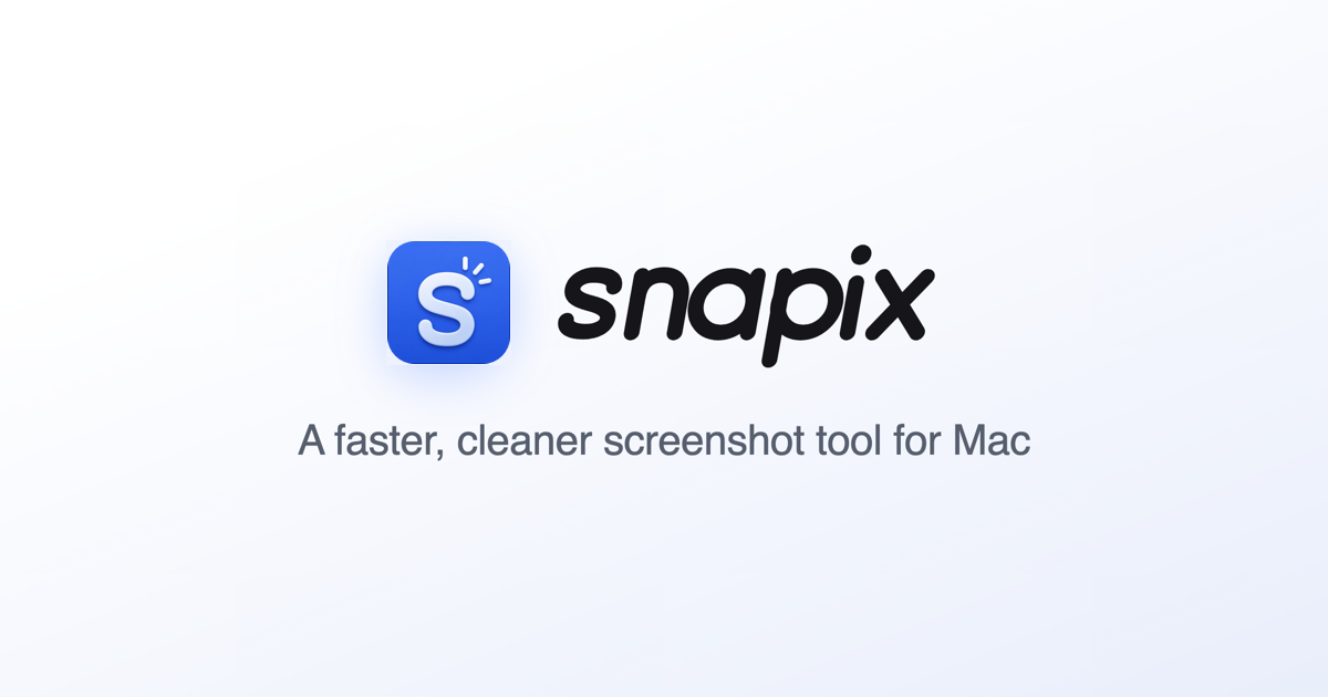 Snapix social preview card